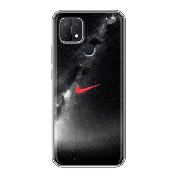 Чехол с принтом «Найк красный» для OPPO A15s Чехол с принтом «Найк красный» для OPPO A15s