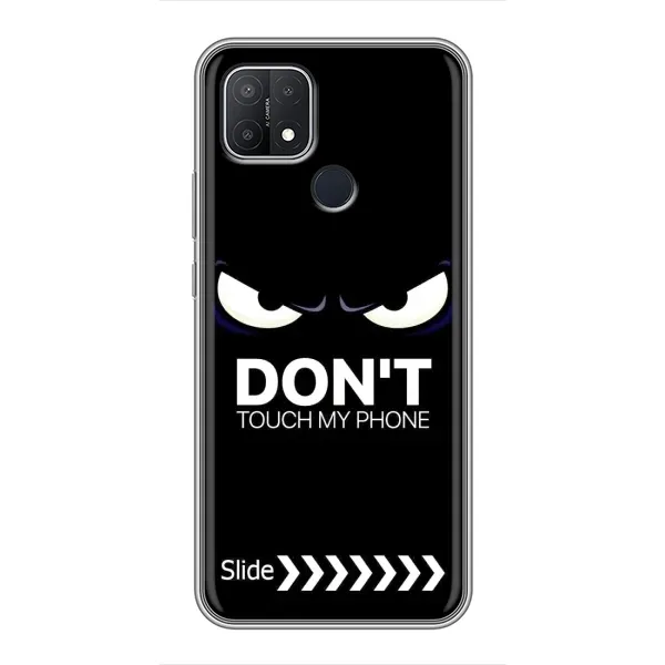 Чехол с принтом «Не трогай телефон» для OPPO A15s Чехол с принтом «Не трогай телефон» для OPPO A15s