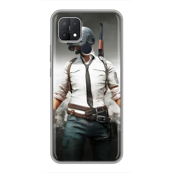 Чехол с принтом «Пабг мен» для OPPO A15s