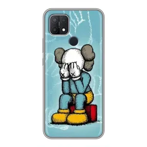 Чехлы для OPPO A15s - Bearbrick Louis Vuitton (PREMIUMPrint) (Плач Bearbrick)