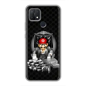 Чехлы с крутыми принтами для OPPO A15s - (PREMIUMPrint) (Супер Марио)