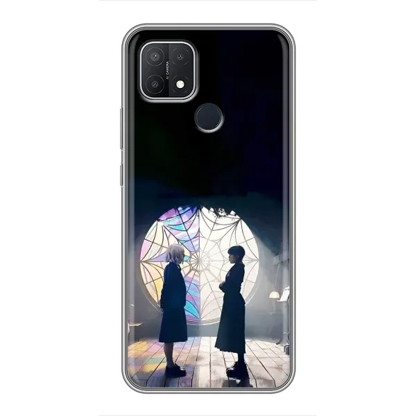 Чохол з принтом «Венздей та Інід» для OPPO A15s