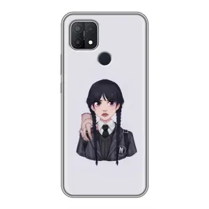 Чохли Венсдей на OPPO A15s Уенсдей (AlphaPrint) (Венздей і Річ)