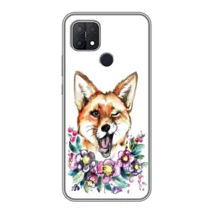 Чохли з картинкою Лисичка для OPPO A15s (VPrint) (Весела лисичка)