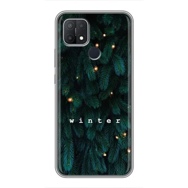 Чехол с принтом «Winter» для OPPO A15s