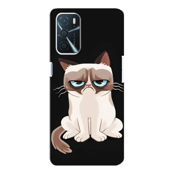 Чехол с принтом «Грустный кот» для OPPO A16 Чехол с принтом «Грустный кот» для OPPO A16