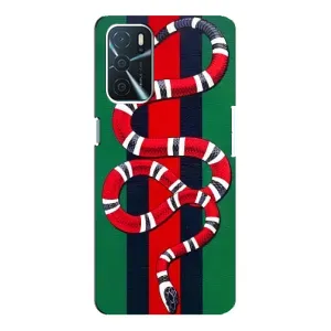 Чехлы ГУЧЧИ для Оппо А16 (AlphaPrint) (Gucci змия)