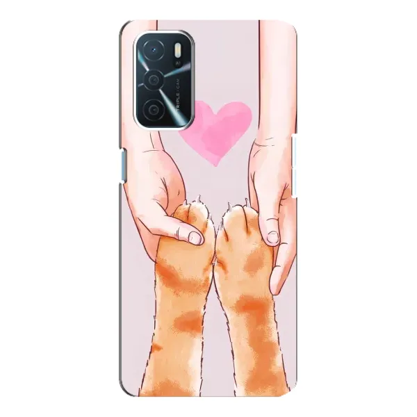 Чехол с принтом «Любовь к котикам» для OPPO A16 Чехол с принтом «Любовь к котикам» для OPPO A16