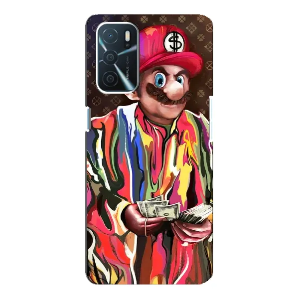 Чохол з принтом «Mario LV» для OPPO A16