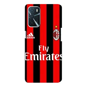 Чохли для Oppo A16 (VPrint) - Футбольні клуби (Milan)