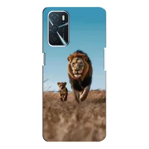 Чохол Король лев на OPPO A16 (Мусафа та Сімба)