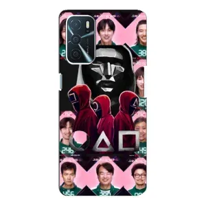 Чохол Гра в кальмара для Oppo A16 (Учасники Гра кальмара)