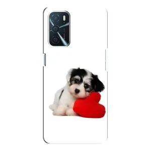 Чехлы с собаками для Oppo A16 (VPrint) (Песик)