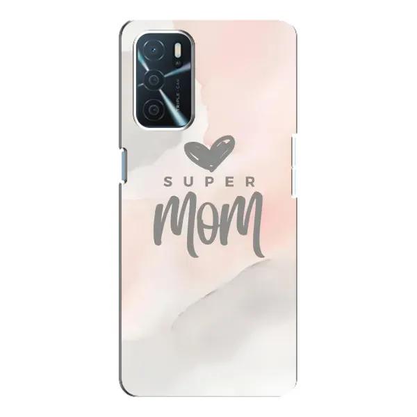 Чохол з принтом «Супер мама» для OPPO A16