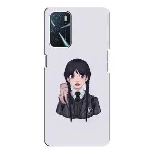 Чохли Венсдей на Oppo A16 Уенсдей (AlphaPrint) (Венздей і Річ)
