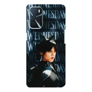 Чохли Венсдей на Oppo A16 Уенсдей (AlphaPrint) (Венздей кішка)