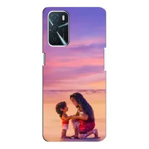 Чохол з мультфільмом Ваяна Oppo A16 (Маленька Ваяна)