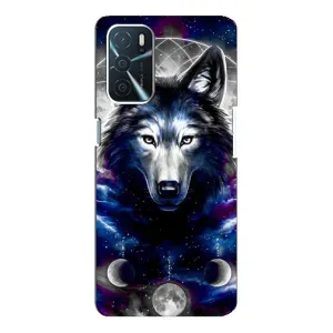 Защитные чехлы для Оппо А16 (AlphaPrint) (ХИТ продаж) ВОЛК (Волк)