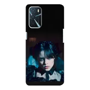 Чохли Венсдей на Oppo A16 Уенсдей (AlphaPrint) (погляд Венздей)