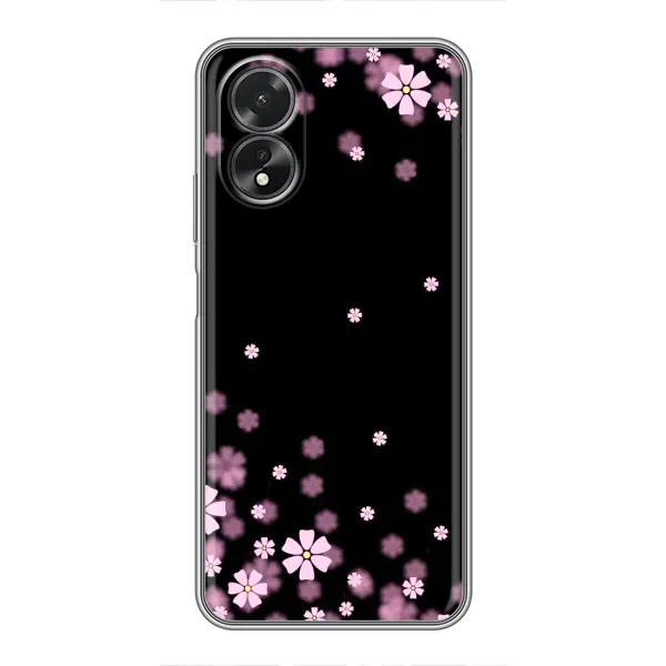 Чохол з принтом «Квіти маленькі» для OPPO A17
