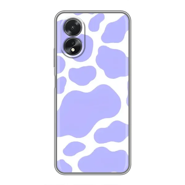 Чехол с принтом «Фиолетова Буренка» для OPPO A17