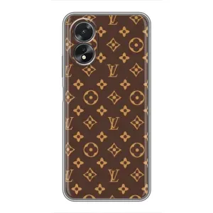 Чохли Луі Вітон для Oppo A17 (AlphaPrint - LOUIS VUITTON) (фон LOUIS VUITTON)