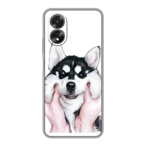 Чехол с Хаски для Oppo A17 / A17K - (AlphaPrint)