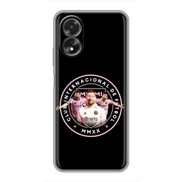 Чехол с принтом «Месси в лого» для OPPO A17