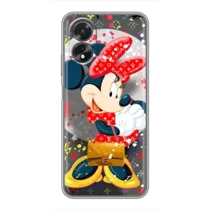 Чехол Disney Mouse Oppo A17 (PREMIUMPrint) (Minni с бантиком)