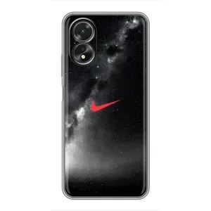 Чохол для Oppo A17 - з принтом Найк (AlphaPrint) (Найк червоний)