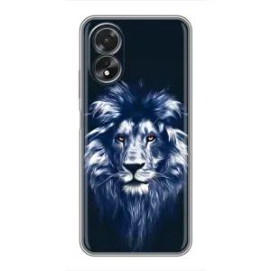 Чохол з принтом «Синій Лев» для OPPO A17