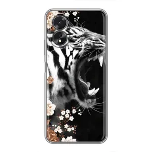 Чехлы с картинками животных Oppo A17 (Стильный ТИГР)