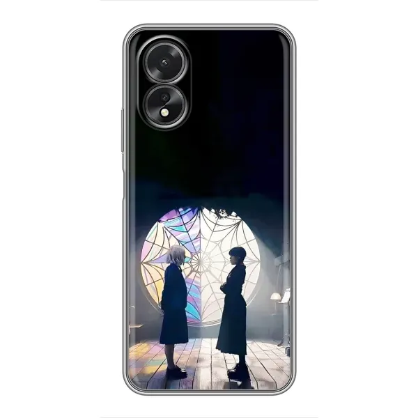Чохол з принтом «Венздей та Інід» для OPPO A17