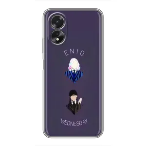 Чохол з принтом «Венздей і подруга» для OPPO A17