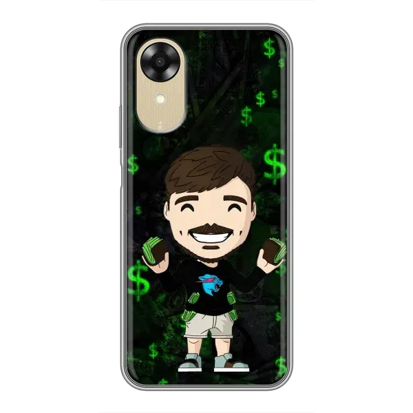 Чехол с принтом «Блогер Beast» для OPPO A17k
