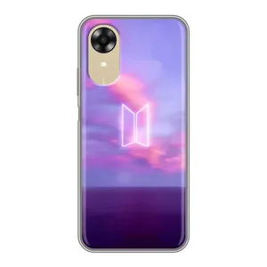 Чехлы BTS для Oppo A17k (AlphaPrint) (BTS логотип)