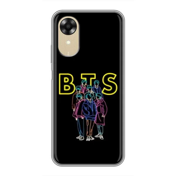 Чехол с принтом «BTS стайл» для OPPO A17k
