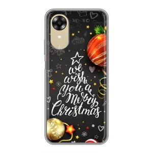 Рождественские Чехлы для Oppo A17k (VPrint) (Елочка)