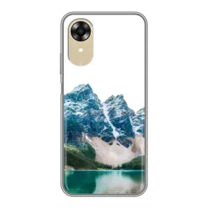 Силиконовый чехол с КАРТИНКАМИ лето для Oppo A17k (AlphaPrint) (Гори)