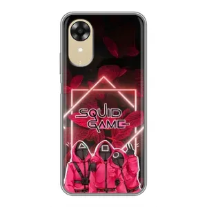 Чохол Гра в кальмара для Oppo A17k (Охоронці Гра кальмара)