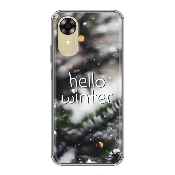 Чехол с принтом «Hello winter» для OPPO A17k Чехол с принтом «Hello winter» для OPPO A17k