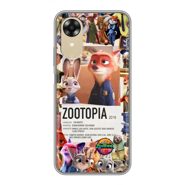 Чехол с принтом «Постер Зверополис» для OPPO A17k