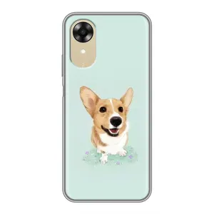 Чохли з собаками для Oppo A17k (VPrint) (Коргі)