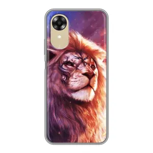 Чохол з картинкою ЛЕВ для Oppo A17k (VPrint) (Красочний Лев)