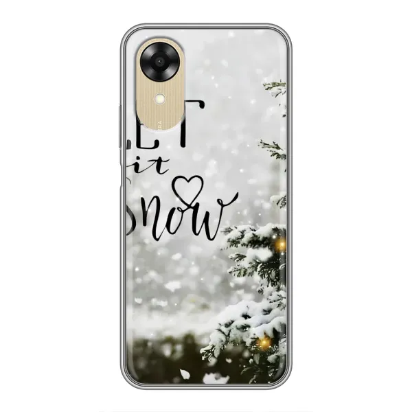 Чехол с принтом «Let it snow» для OPPO A17k Чехол с принтом «Let it snow» для OPPO A17k