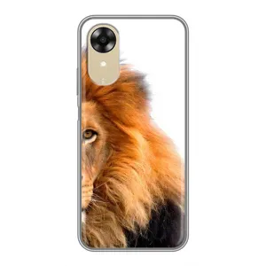Чехлы с картинками животных Oppo A17k (Лев грива)