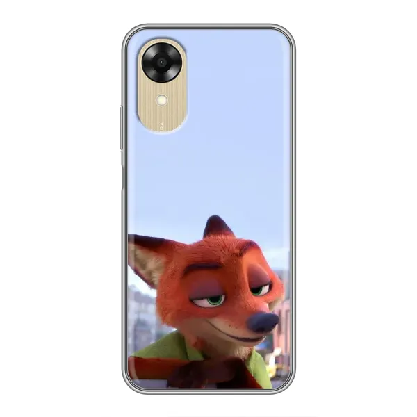 Чехол с принтом «Лис Ник» для OPPO A17k