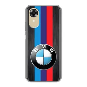 Чехол для Оппо А17к - с принтом БМВ (AlphaPrint) (Лого BMW)