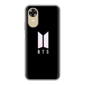 Чехлы BTS для Oppo A17k (AlphaPrint) (Лого BTS)