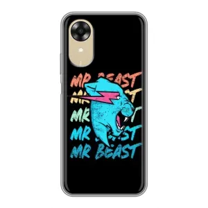 Чехлы Мистер Бист для Оппо А17к (logo Mr beast)